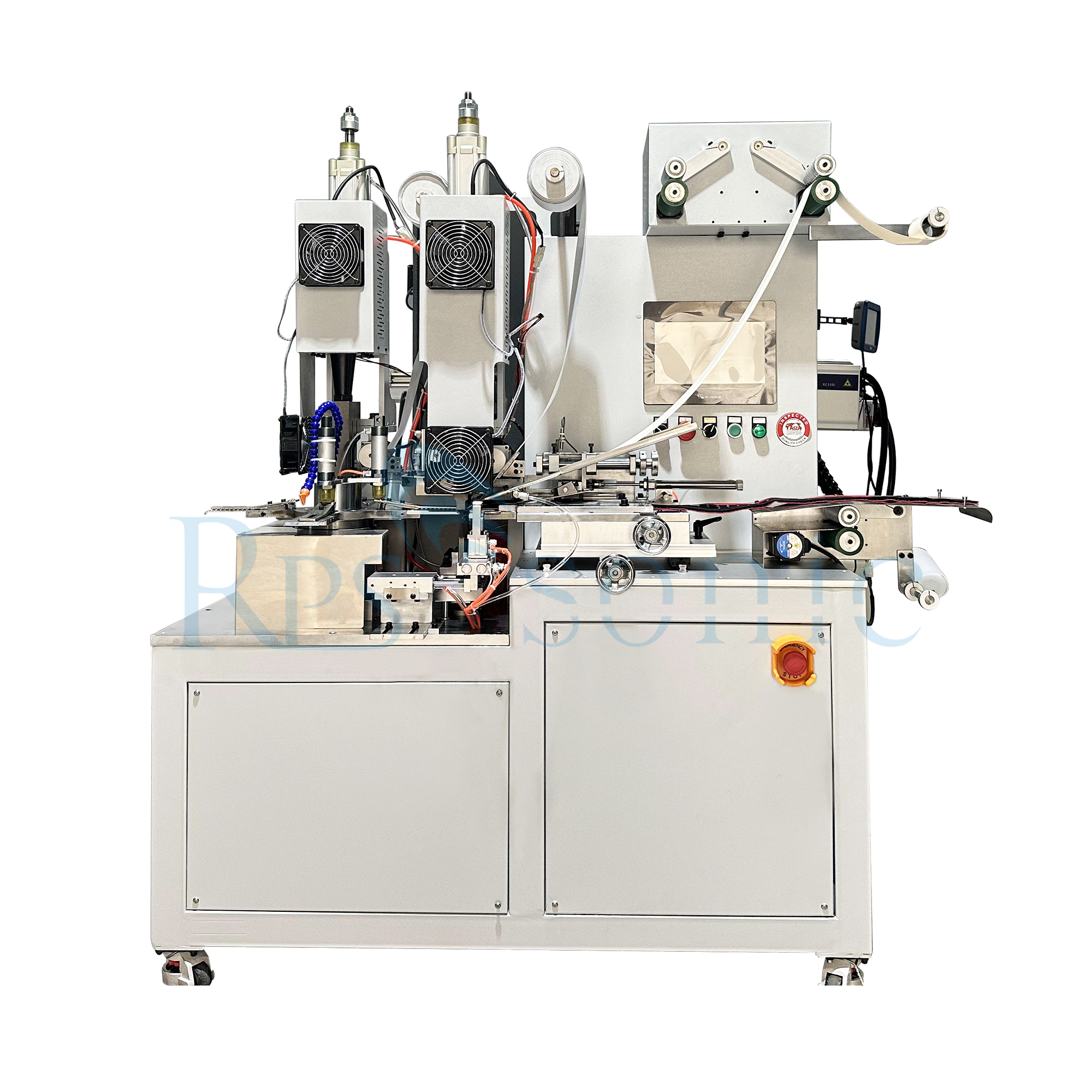 Automatic 20KHz Ultrasonic belt welding and cutting machine