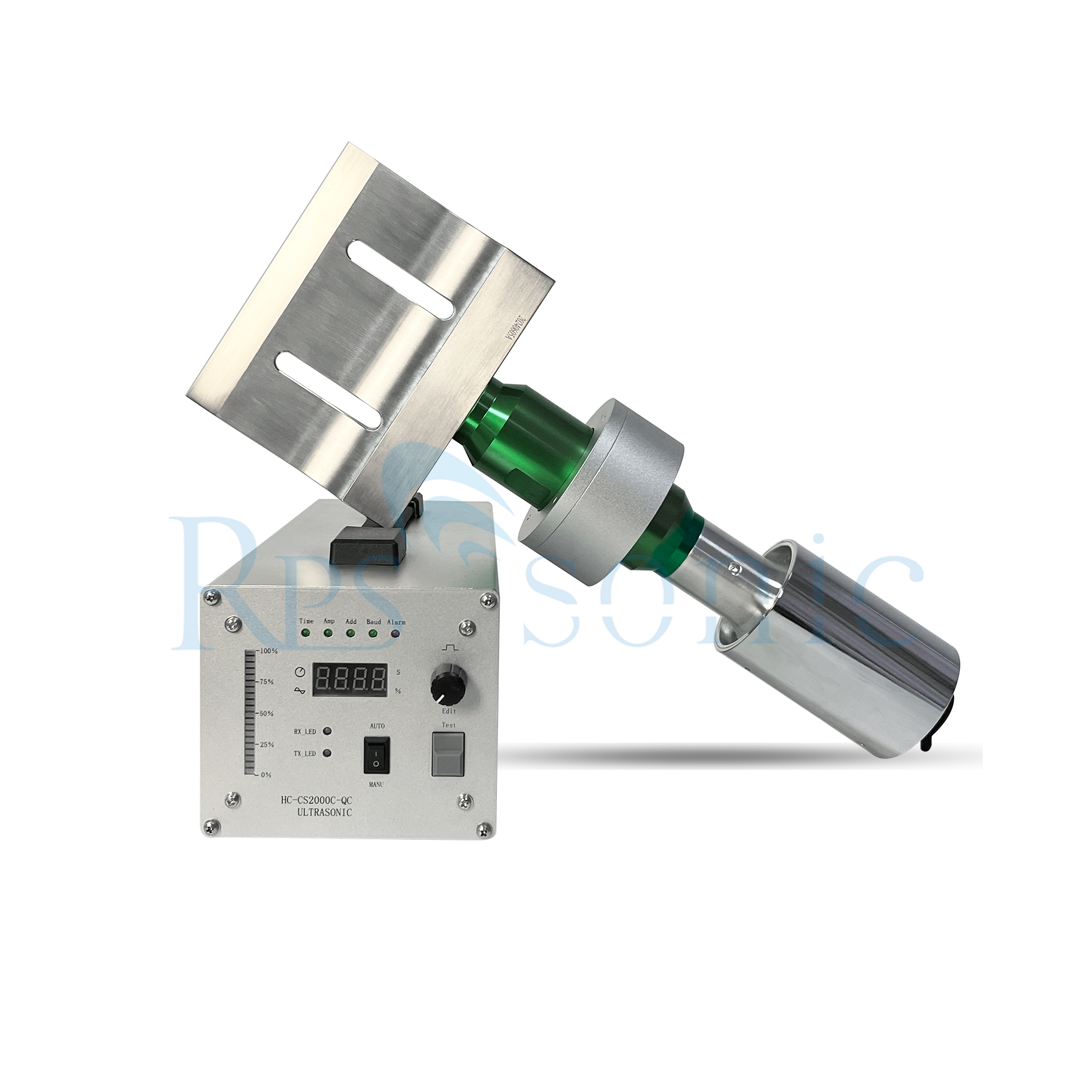 20Khz 150mm Ultrasonic food cutting blade with digital ultrasonic generator for food cutting