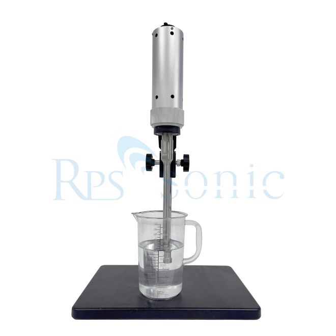 What is the principle of ultrasonic cell disruption?