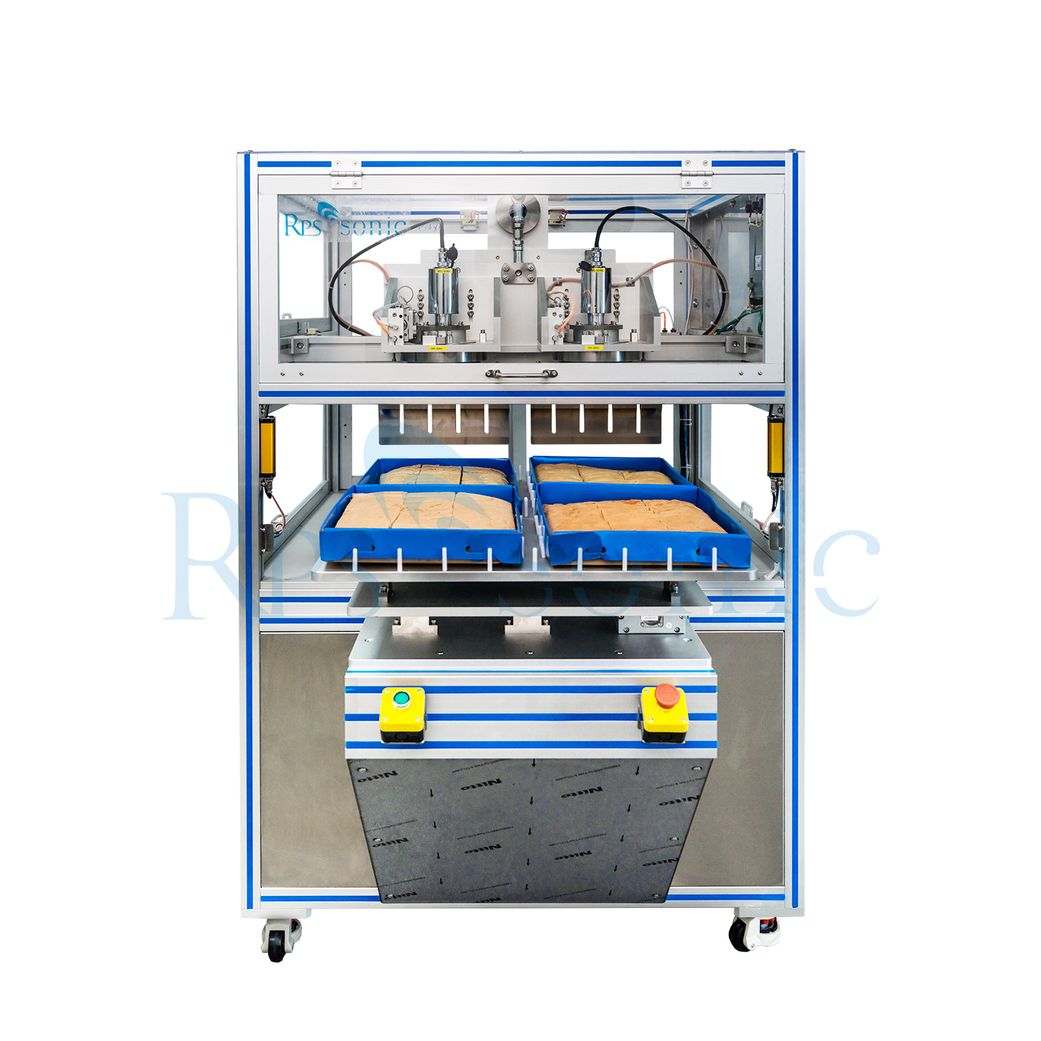 20kHz high power ultrasonic food cutting machine automatic type for cake cutting 20kHz high power ultrasonic food cutting machine automatic type for cake cutting