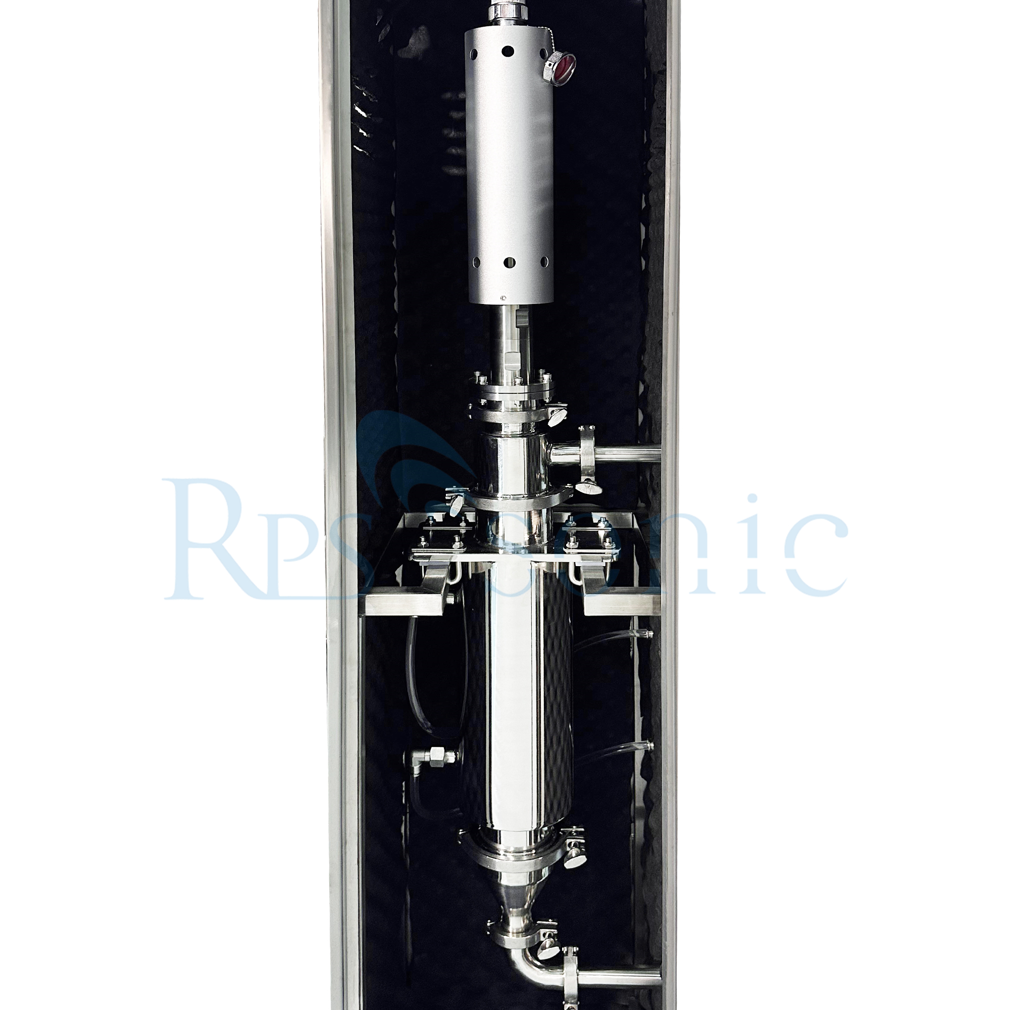 Soundproof ultrasonic homogenizer for Battery slurry degassing Soundproof ultrasonic homogenizer for Battery slurry degassing