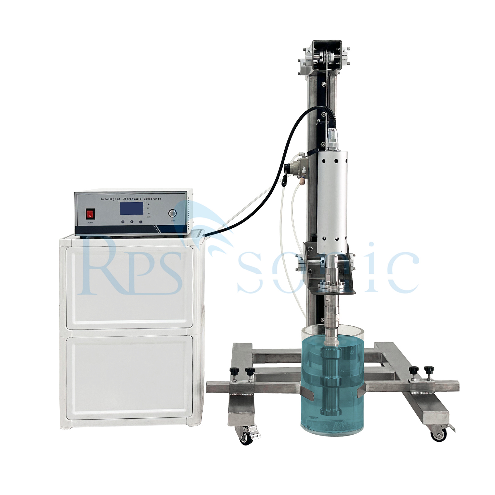 Industrial ultrasonic homogenizer for Ultrasonic essential oil extraction with Electric bracket Industrial ultrasonic homogenizer for Ultrasonic essential oil extraction with Electric bracket