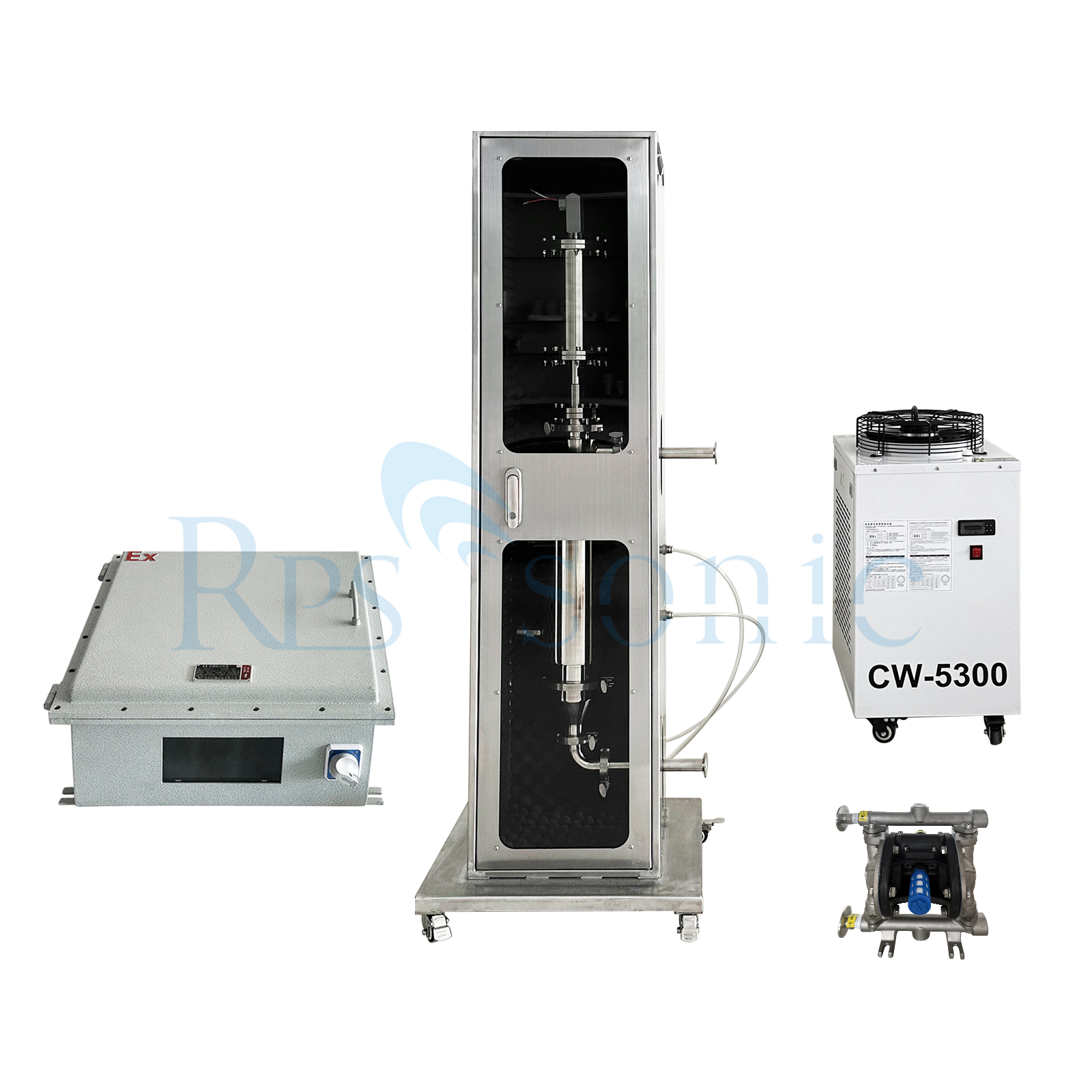 High efficiency soundproof dispersion emulsification explosion-proof ultrasonic homogenizer High efficiency soundproof dispersion emulsification explosion-proof ultrasonic homogenizer