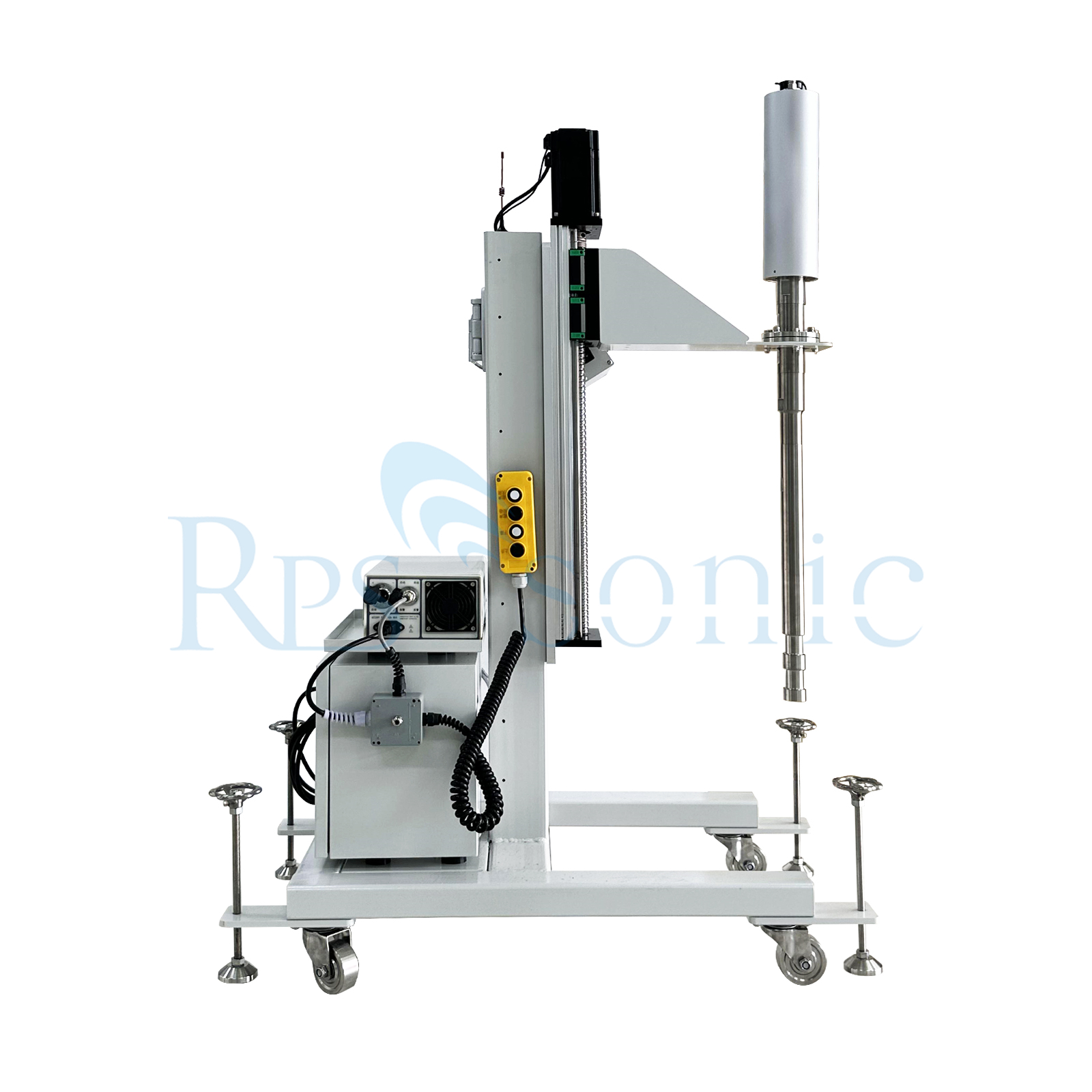 Electric lifting 20kHz ultrasonic aluminum melt equipment Electric lifting 20kHz ultrasonic aluminum melt equipment