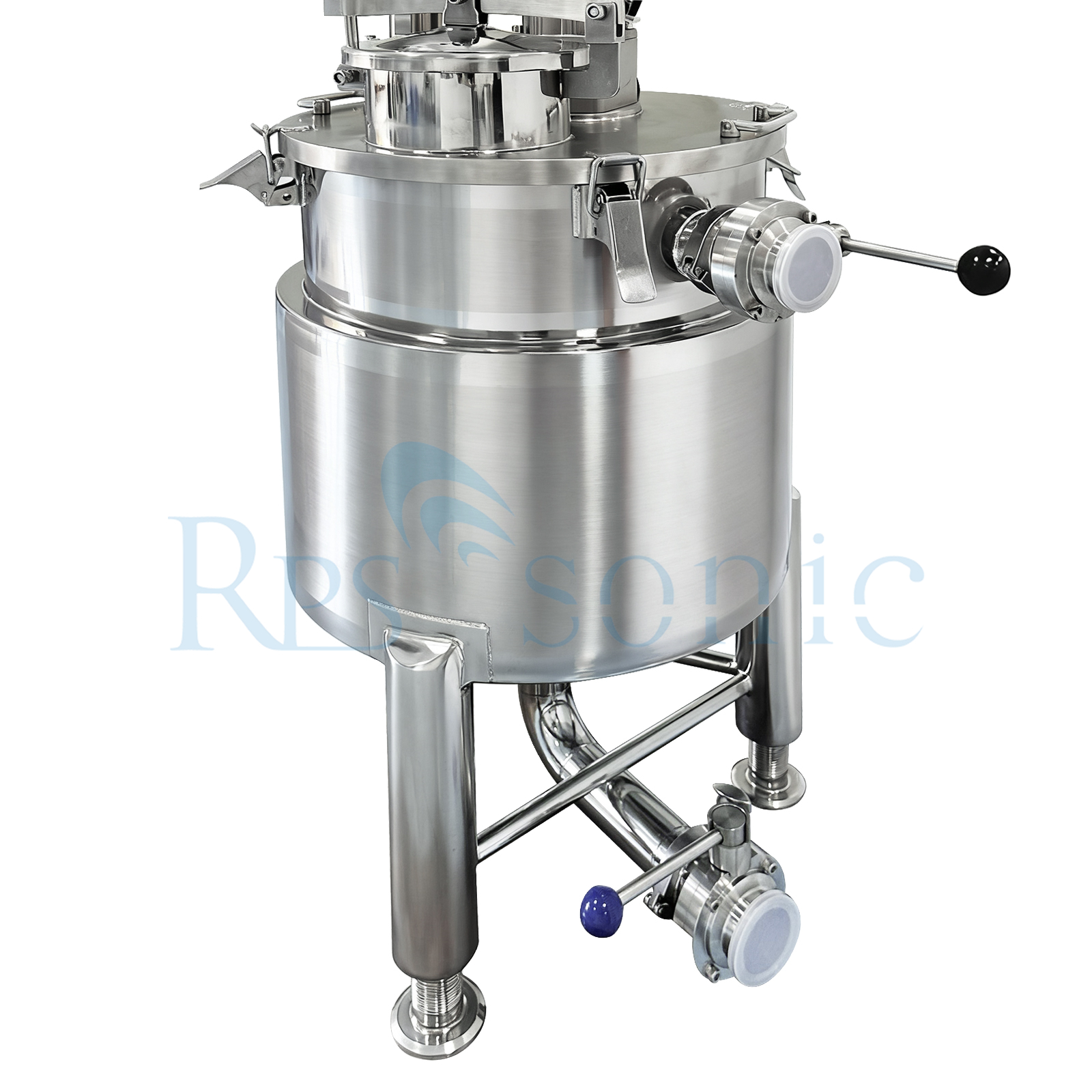 Industrial ultrasonic homogenizer with 30L tank for mushroom extraction Industrial ultrasonic homogenizer with 30L tank for mushroom extraction