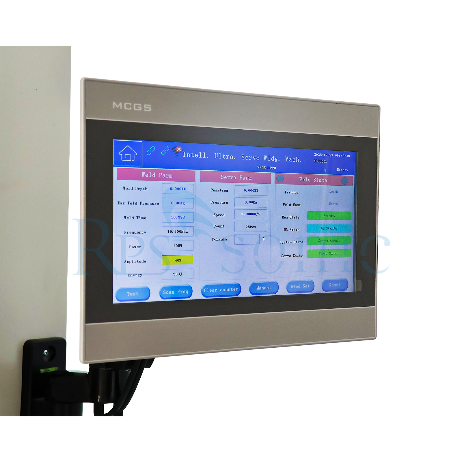 RPS-SONIC 15kHz ultrasonic plastic welding machine Servo welding machine RPS-SONIC 15kHz ultrasonic plastic welding machine Servo welding machine