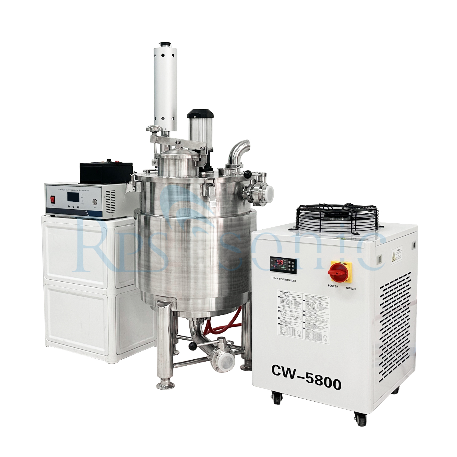 50liters ultrasonic reactor homogenizer for mushroom extraction