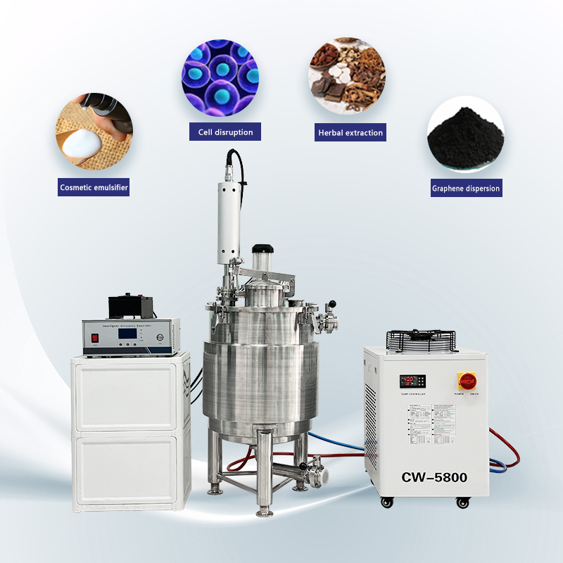 Can ultrasonic homogenizers be used to extract peanut oil?