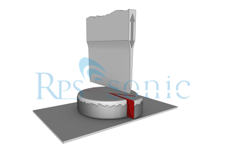 One Piece Ultrasonic Cutting Device Non Woven Ultrasonic Slitting Machine 3