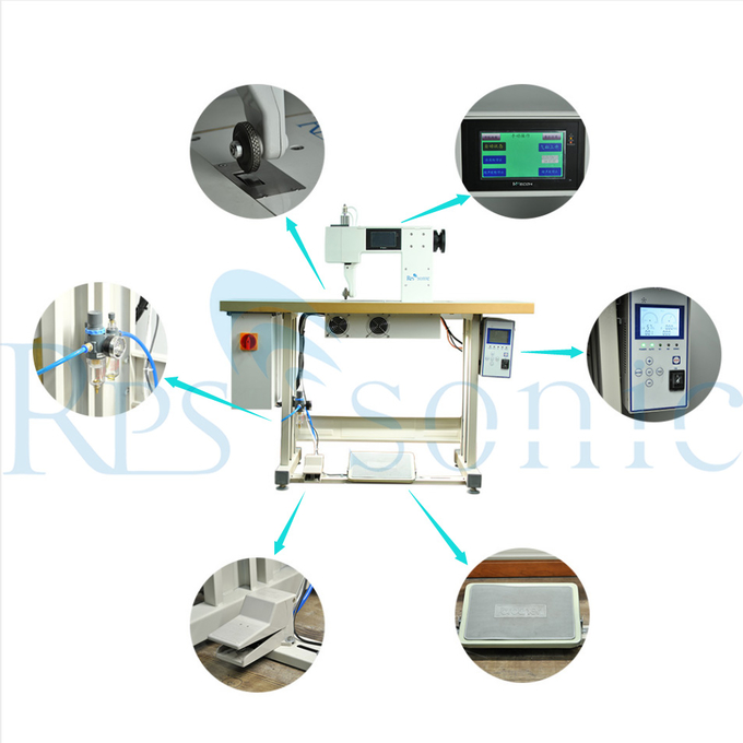 20Khz 1000wTextile Ultrasonic sewing Machine with Continuous Welding Force Monitoring 0