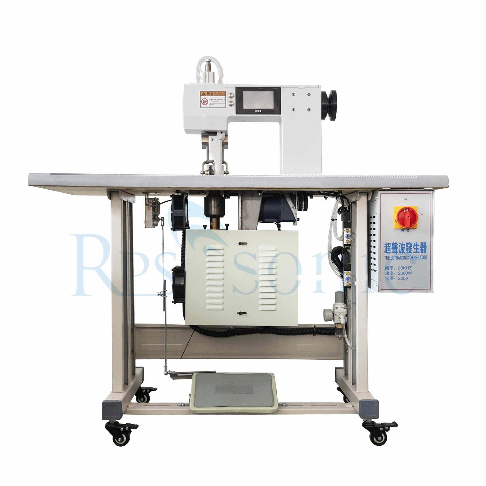 20Khz 1000w ultrasonic lace sewing machine witj touch screen