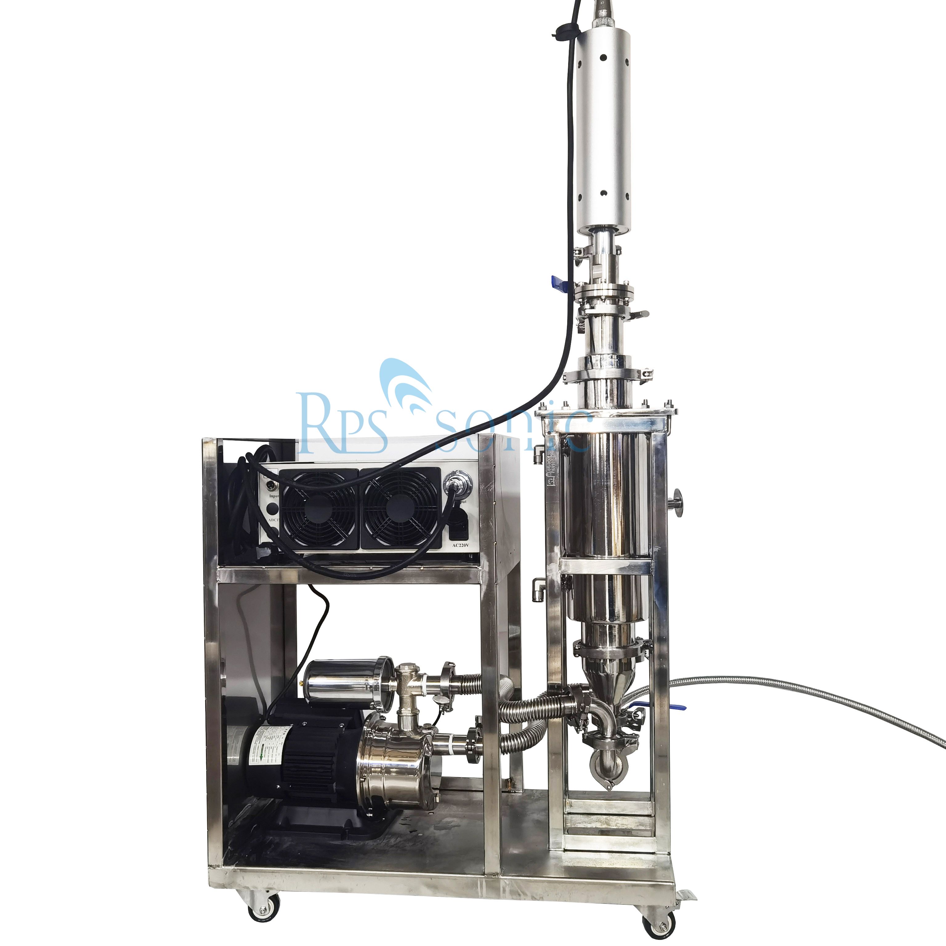 20Khz digital Ultrasonic extraction equipment with flow cell for Botanical Extracts 20Khz digital Ultrasonic extraction equipment with flow cell for Botanical Extracts