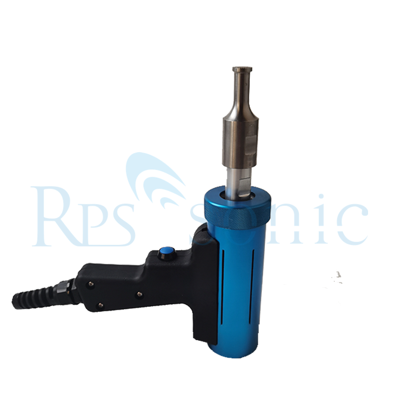 35Khz Handheld Ultrasonic spot welding machine spot welding gun for textile welding