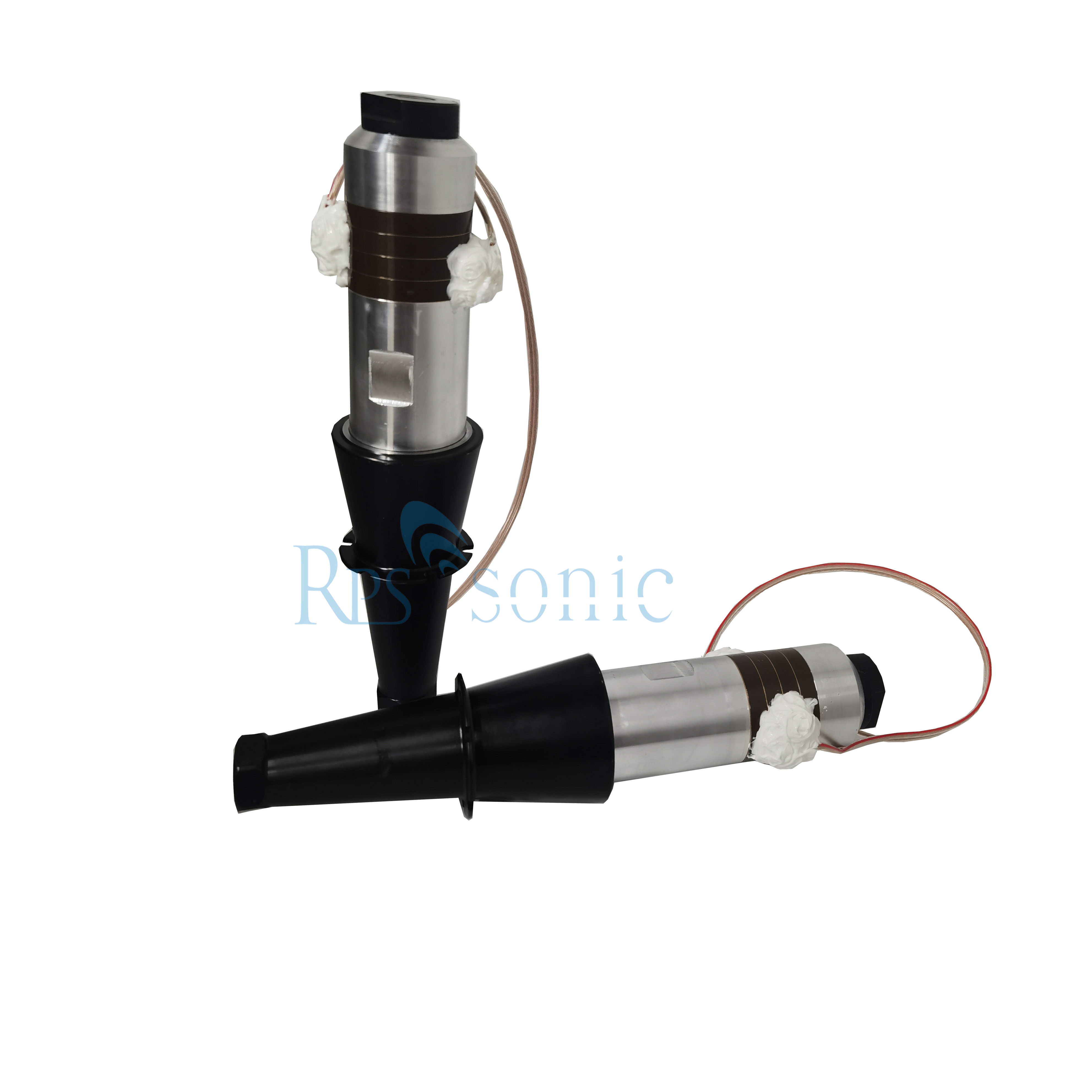 Ultrasonic store welding transducer